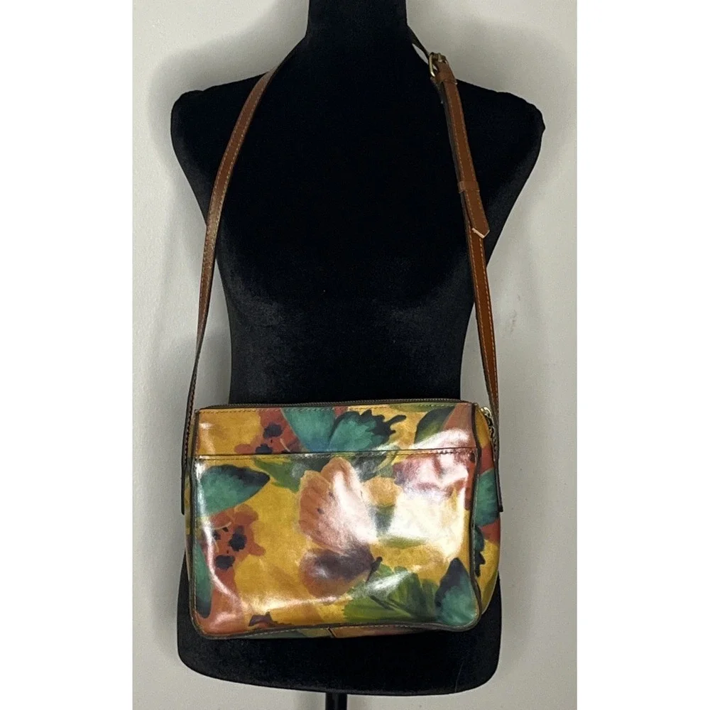 Patricia Nash Vallata crossbody bag Purse watercolor butterfly